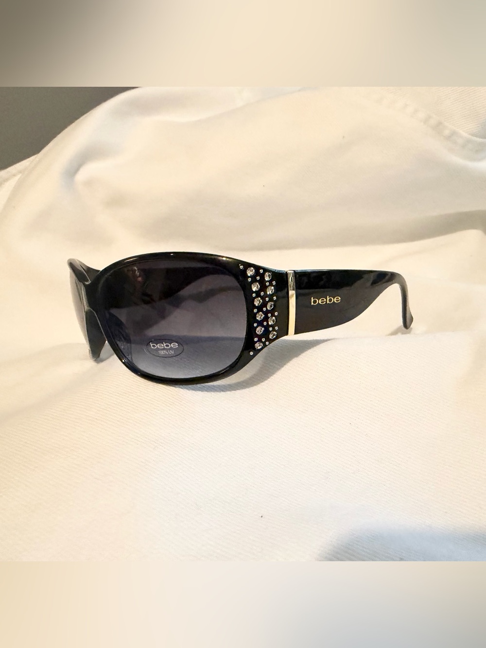 BEBE sparkly rhinestone sunglasses